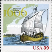 [The 400th Anniversary of the Exploration of the East Coast by Samuel de Champlain - Self-Adhesive, type EXR]
