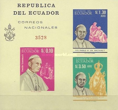 [Airmail - Pope Paul VI, type ]