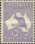 [Definitive Issues - Kangaroo and Map, Different Watermark, type A43]