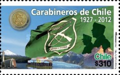 [The 85th Anniversary of the Carabineros de Chile, type CEN]