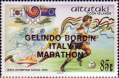 [Olympic Medal Winners - Los Angeles, USA - Issues of 1988 Overprinted, type NT1]