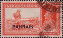 [Postage Stamps of India Overprinted "BAHRAIN", type C4]