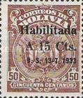 [Surcharged & Overprinted "Habilitada D. S. 13-7-1933", type AU54]