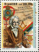 [The 150th Anniversary of the Death of Jose Bonifacio de Andrada e Silva, 1763-1838, type CGF]