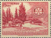 [Airmail - The 50th Anniversary of Rotary International, type WB]