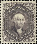 [Re-Issue of 1861-1866 Issues - Hard White Paper. White Crackly Gum, type Q10]