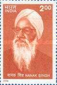[The 100th Anniversary (1996) of the Birth of Nanak Singh, type BBW]