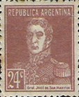 [Definitive Issues - General San Martin, without Period after Value, type CW9]
