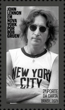 [John Lennon in New York by Bob Gruen, type FQD]