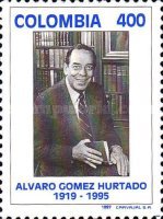 [The 2nd Anniversary of the Death of Alvaro Gomez Hurtado, Lawyer and Politician, 1919-1995, type BOW]