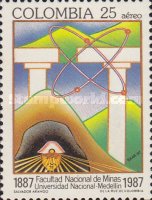 [Airmail - The 100th Anniversary of National Mines Faculty of National University, Medellin, type BBO]