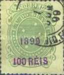 [Issue of 1890-1891 Surcharged in Lilac Red, type BE1]