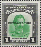 [Airmail - Stamps for Domestic Airmail - Previous Issues Overprinted "EXTRA-RAPIDO", "CORREO", or Surcharged, type WU]