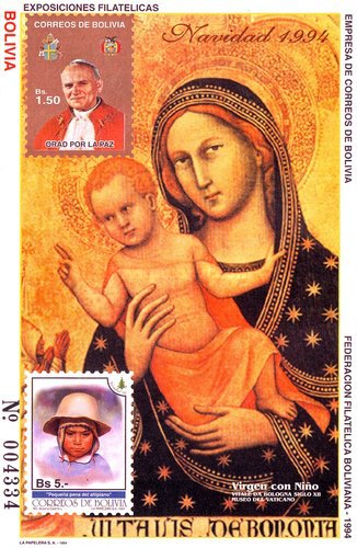 [Christmas - Painting by Vitale da Bologna, type ]