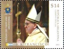 [Pope Francis - Joint Issue with the Vatican, type DRC]