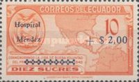[Mendez Hospital - Stamps of 1944 Surcharged, type RO]
