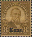 [Overprinted "Kans." - Rotary Press Printing, type GX]