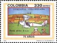 [Airmail - The 75th Anniversary of Compania Colombiana de Navagacion Aerea, type BLR]