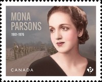 [Personalities - Mona Parsons, 101-1976, type EAI]