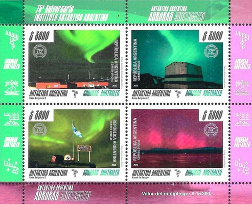 [Aurora Australis - The 75th Anniversary of the Artentine Antarctic Institute, type ]