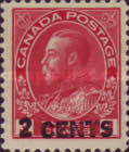 [King George V in Uniform - No.101 Surcharged, type AQ]