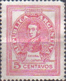 [Definitive Issue, General San Martin, type HJ]