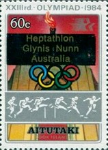 [Olympic Gold Medal Winners - Issues of 1984 Overprinted, type LY2]
