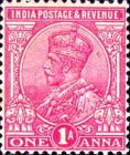 [King George V, 1865-1936 - Inscription "INDIA POSTAGE", type XAX]