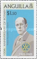 [The 100th Anniversary of the Rotary International and The 25th Anniversary of the Anguilla Rotary Club, type AVL]