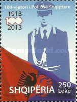 [The 100th Anniversary of the Albanian Police Force, type DCB]