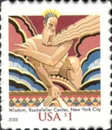 [Wisdom Statue at Rockefeller Center, New York City - Self-Adhesive, type EIE]