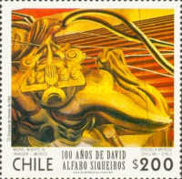 [The 100th Anniversary of the Birth of David Alfaro Siqueiros, 1896-1974, type BGM]