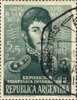 [International Philatelic Exhibition, Buenos Aires, type LS]