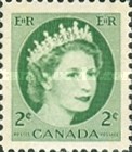 [Queen Elizabeth II - Normal Paper, See 1962 for Fluorescent Stripes, type GT1]