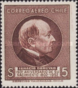 [The 150th Anniversary of the Birth of Domeyko, Educationist and Mineralogist, 1802-1889, type IH]
