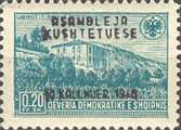 [Constitution of the National Congress - Stamps of 1945 Overprinted, type DR]