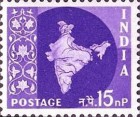 [Map of India, type DJ22]