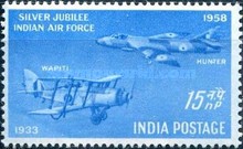 [Silver Jubilee of Indian Air Force, type DV]