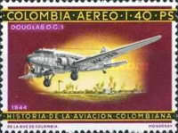 [Airmail - "History of Colombian Aviation", type AEF]