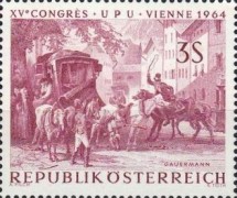 [The 15th Congress of the Universal Postal Union Vienna 1964, type AAK]
