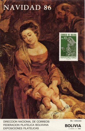 [Christmas - Painting by Peter Paul Rubens, type ZBA]