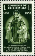 [The 100th Anniversary of Colombian Order of St. Vincent de Paul, type XXH]