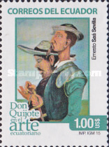 [Paintings - Don Quijote in the Ecuadorian Art, type EID]