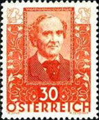 [Charity Stamps - Austrian Poets, type DH]