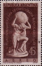 [Airmail - The 4th Meeting of Pan-American Cartographers, type LB]