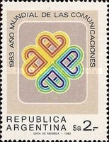 [World Communications Year, type BAB]