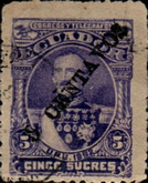 [Issue of 1892 Surcharged, type R5]