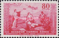 [Airmail - The 150th Anniversary of the Death of Captain Calderon Garaicoa, 1804-1822, type ADB]