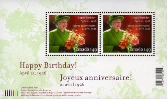 [The 80th Anniversary of the Birth of Queen Elizabeth II, type ]
