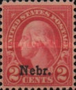 [Overprinted "Nebr." - Rotary Press Printing, type HC]